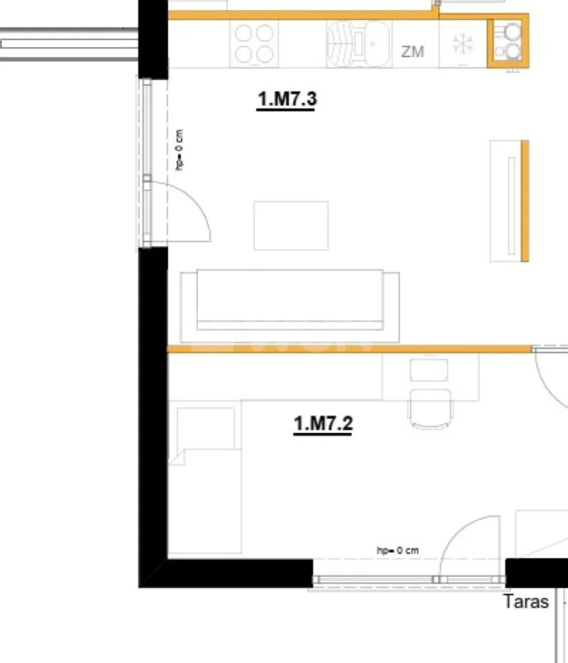 Mieszkanie na  sprzedaż Busko-Zdrój - Apartament 48,44 m2 z balkonem - na sprzedaż, Busko-Zdrój.